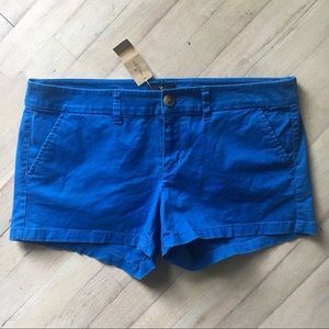 American Eagle Blue Stretch Shorts Size 14